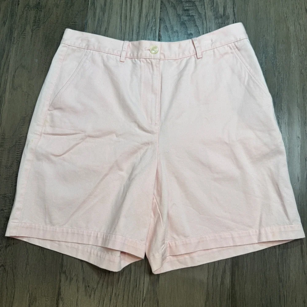 Lauren‎ Ralph Lauren Pink Cotton Chino Shorts Women Size 10